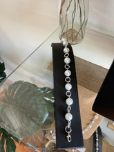Load image into Gallery viewer, IMT Pearl and aluminium necklace bracelet set.